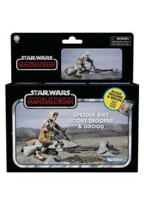 Speeder Bike & Scout Trooper (with Grogu)